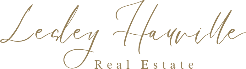 Logo of Lesley Hauville, showcasing her brand as a leading real estate agent in Calgary, Alberta, symbolizing trust, expertise, and commitment to excellence in the local property market.